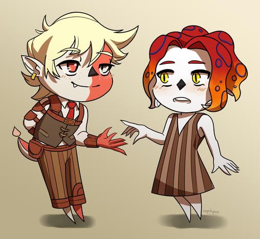 Chibi couple 2 Chibi couple 2